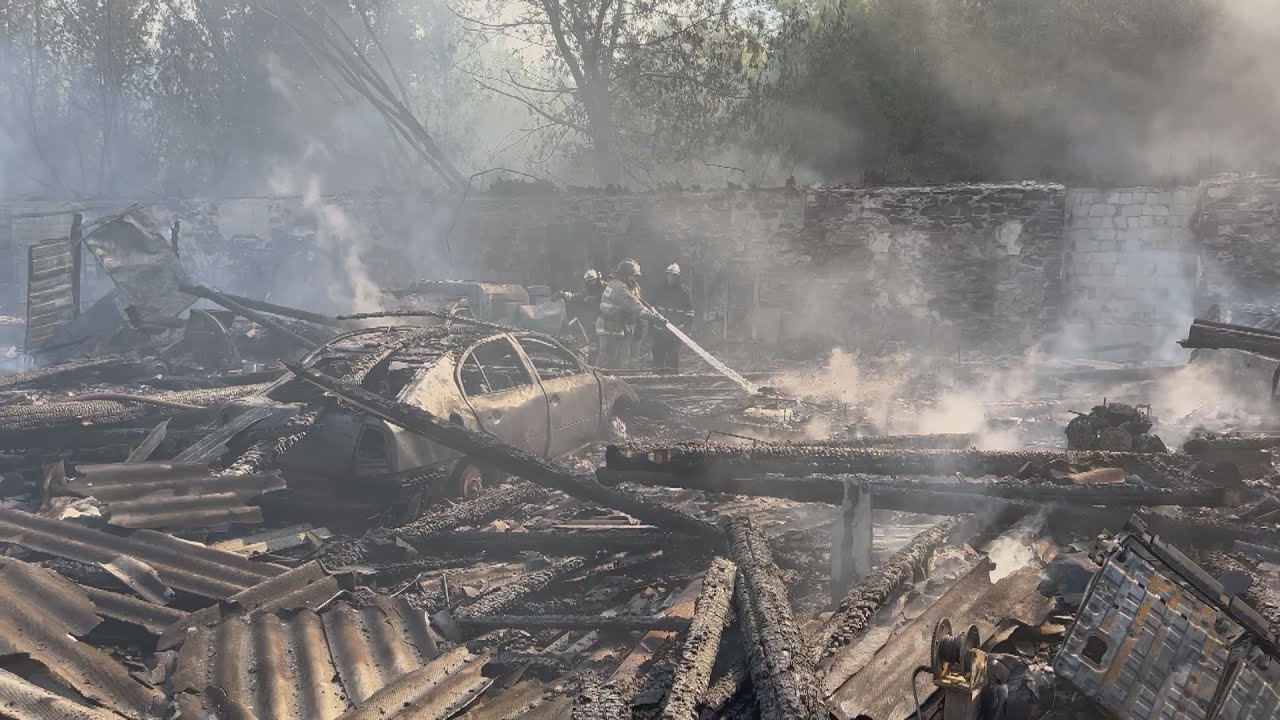 Donbass - nei distretti di Donetsk colpiti oggi dalle bombe (06.06.2022)