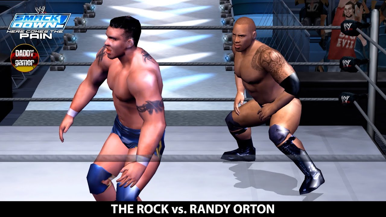 The Rock vs. Randy Orton | Singles Match | WWE SmackDown! Here Comes the Pain Gameplay