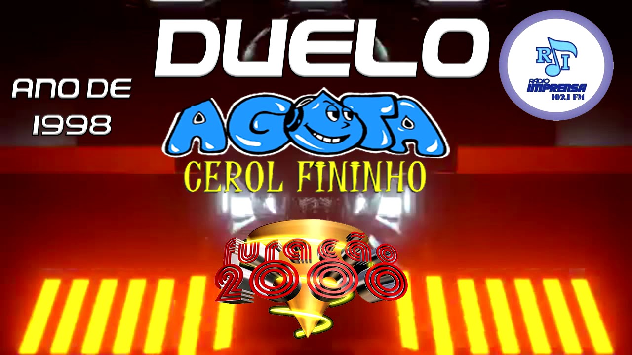Duelo   A Gota  X Furacão  2000 RADIO ( Imprensa  ao vivo Ano1998 )