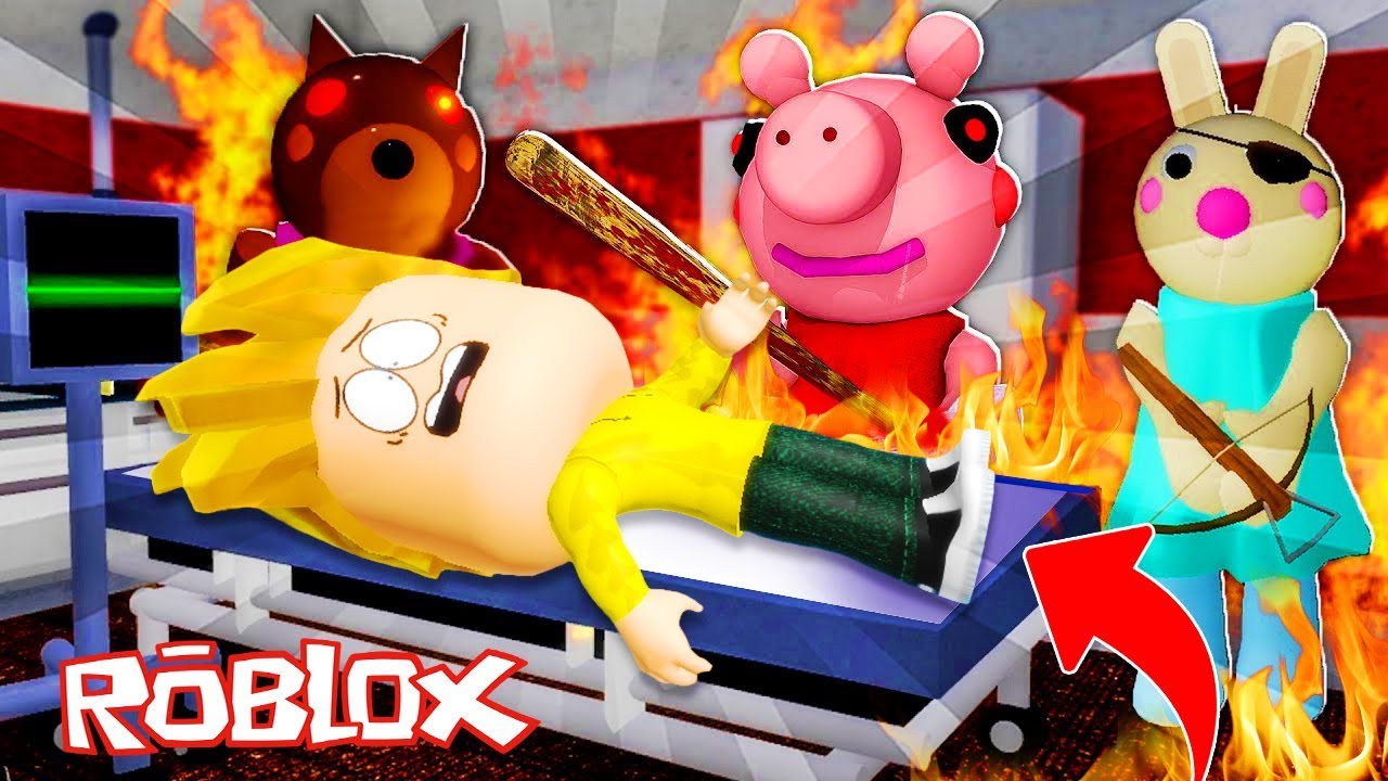 ¡¡ESCAPAMOS DE LA ENFERMERA ASESINA!! PIGGY EXE ROBLOX 💙💚💛 BEBE MILO VITA ADRI CLARI 😍 AMIWITOS