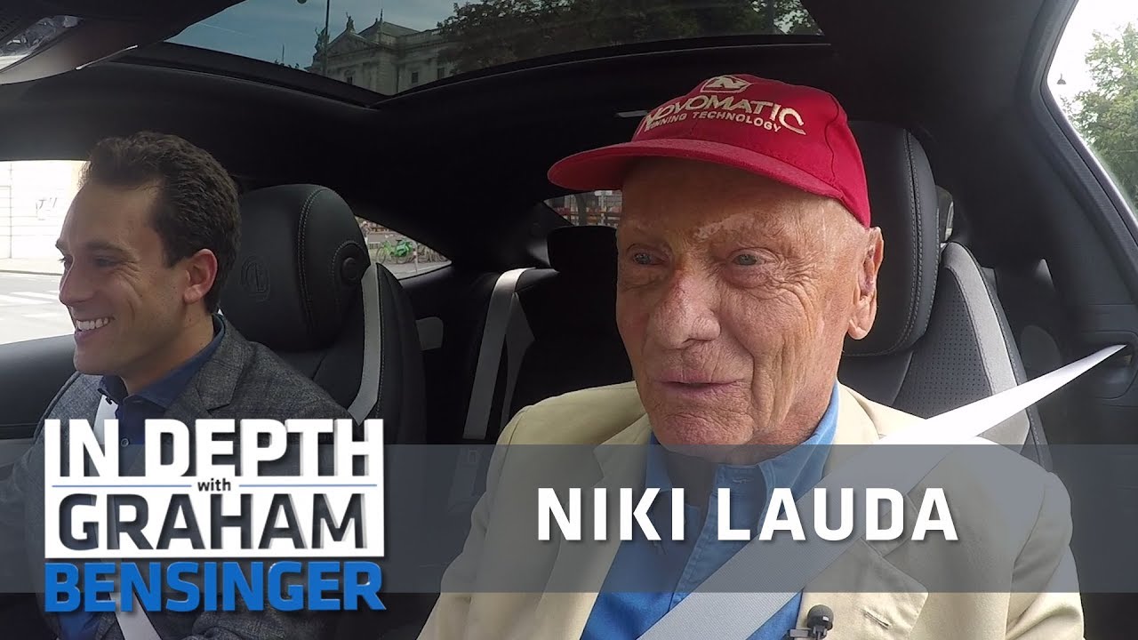 Touring Vienna with Niki Lauda in Mercedes AMG C Coupe
