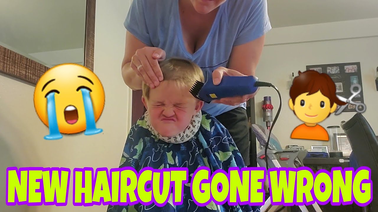 THE BOYS HAIRCUT GONE VERY WRONG!!! 😭💇