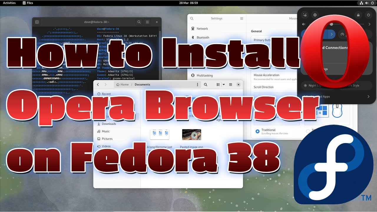 How to Install Opera Browser on Fedora 38