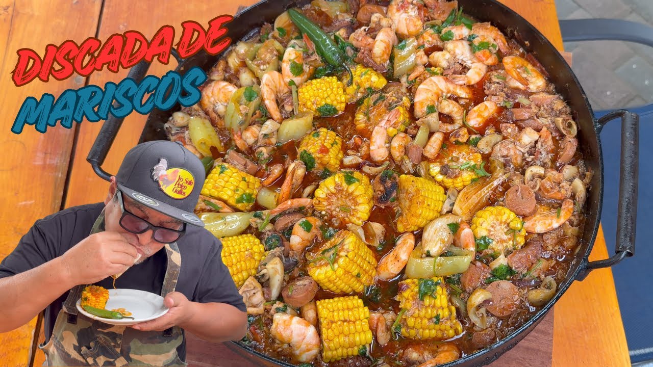 Mariscada al Disco, Receta Fácil.