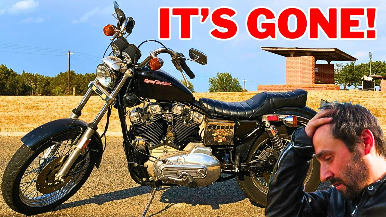 My Motorcycle Was Falling Apart On The Highway! 1985 Harley Davidson Sportster 1000 Ironhead