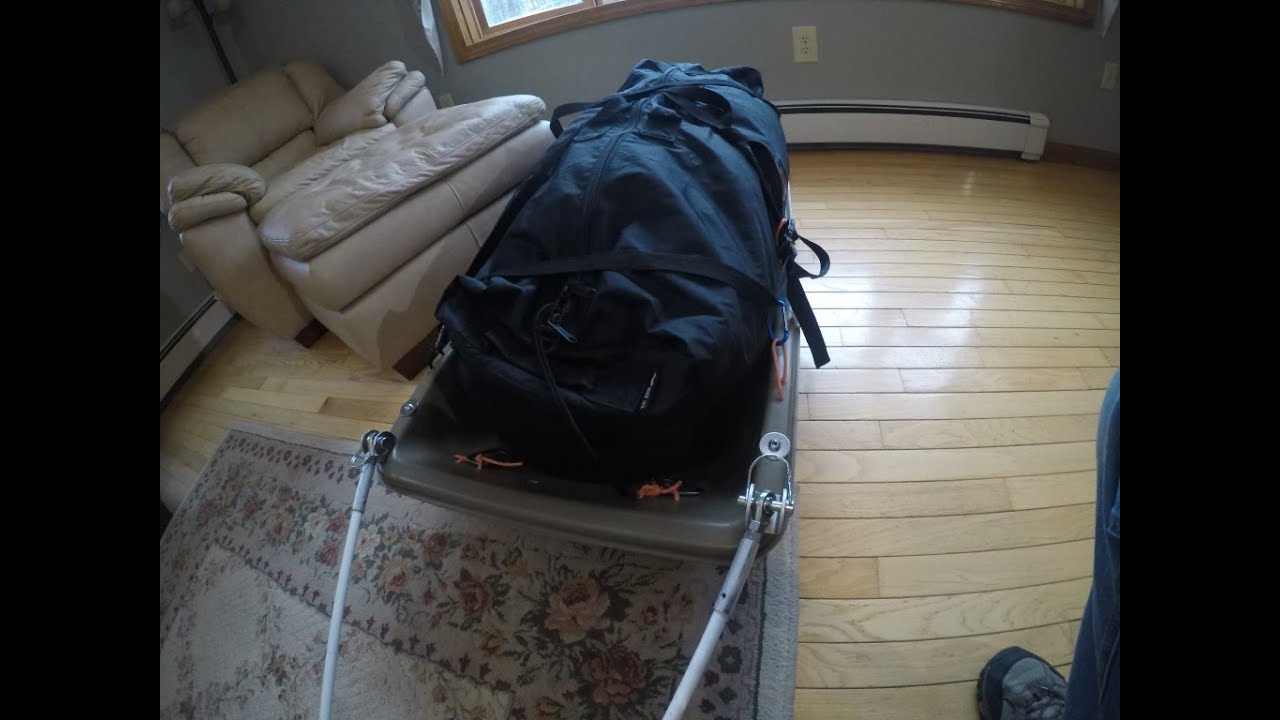 Winter Sled Hiking - How I Made My Pulk