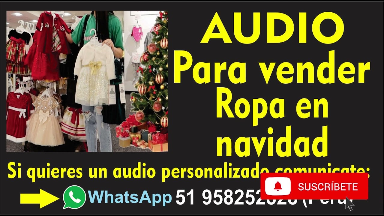Audio para vender ropa en navidad