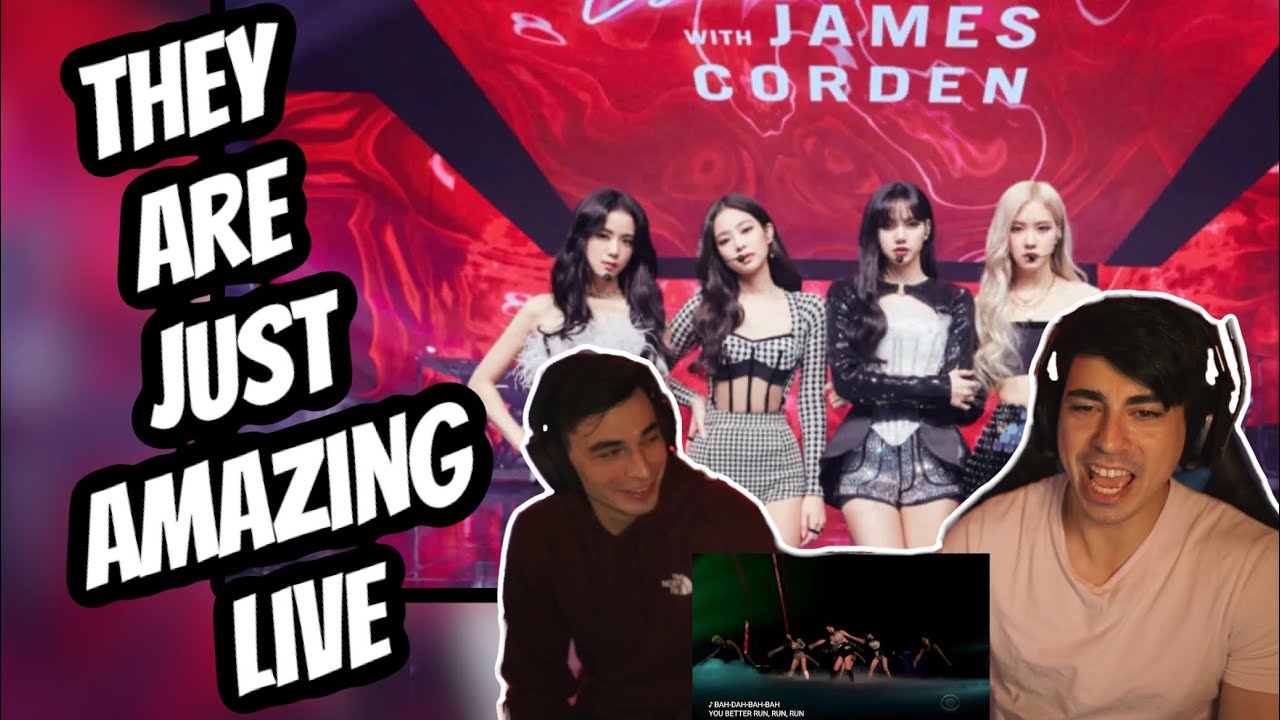 BLACKPINK: Pretty Savage Live On James Corden (Reaction)