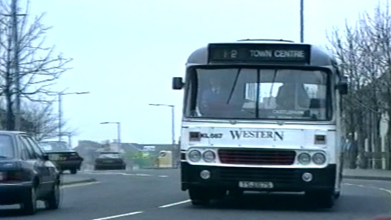 BUS SCENES FROM IRVINE AYRSHIRE 1993 BY DAVE SPENCER OF PMP Pt1