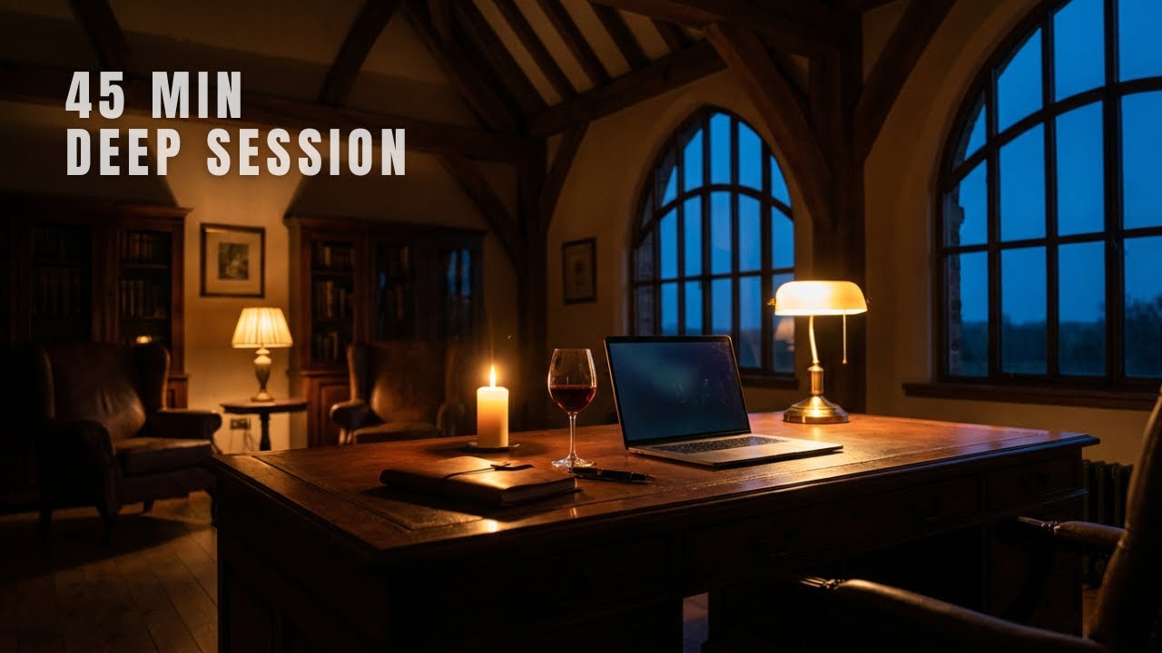 45 Minute Deep Work Session | Focused Evening Productivity (No Distractions)