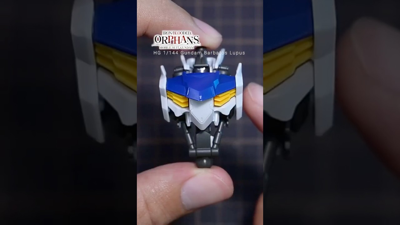 Build HG GUNDAM BARBATOS LUPUS Body GUNPLA 1/144 IBO Mobile Suit Gundam Iron-Blooded Orphans #shorts