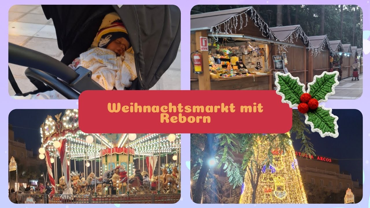 Weihnachtsmarkt mit Reborn /reborn Baby deutsch 