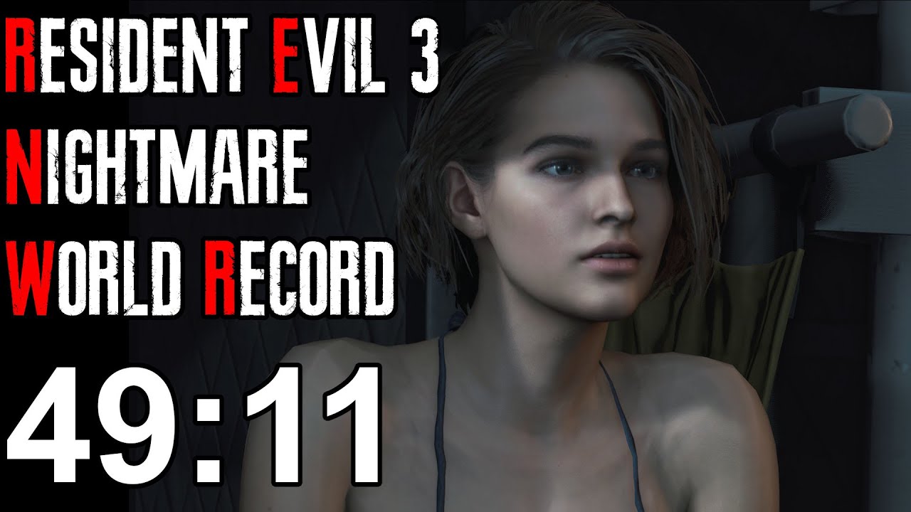 Resident Evil 3 Nightmare Speedrun Former World Record - 49:11