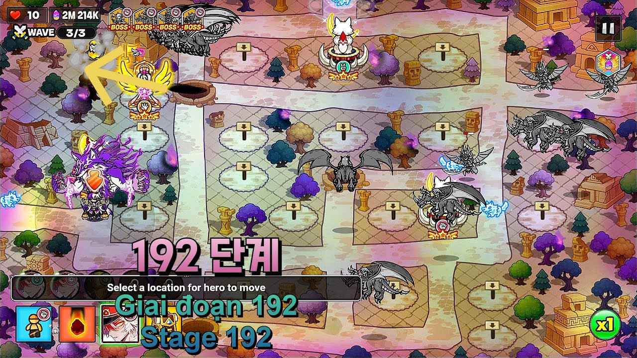 골드 타워 디펜스. 192단계 (Gold Tower Defence. stage 192)