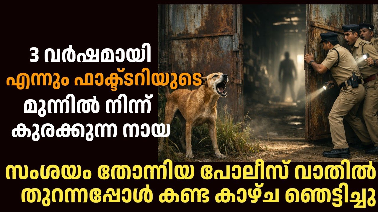 അടഞ്ഞു കിടക്കുന്ന ഫാക്ടറിയെ നോക്കി ദിവസവും കുരക്കുന്ന നായ, സംശയത്തിൽ വാതിൽ തുറന്ന പോലീസ് ഞെട്ടി 