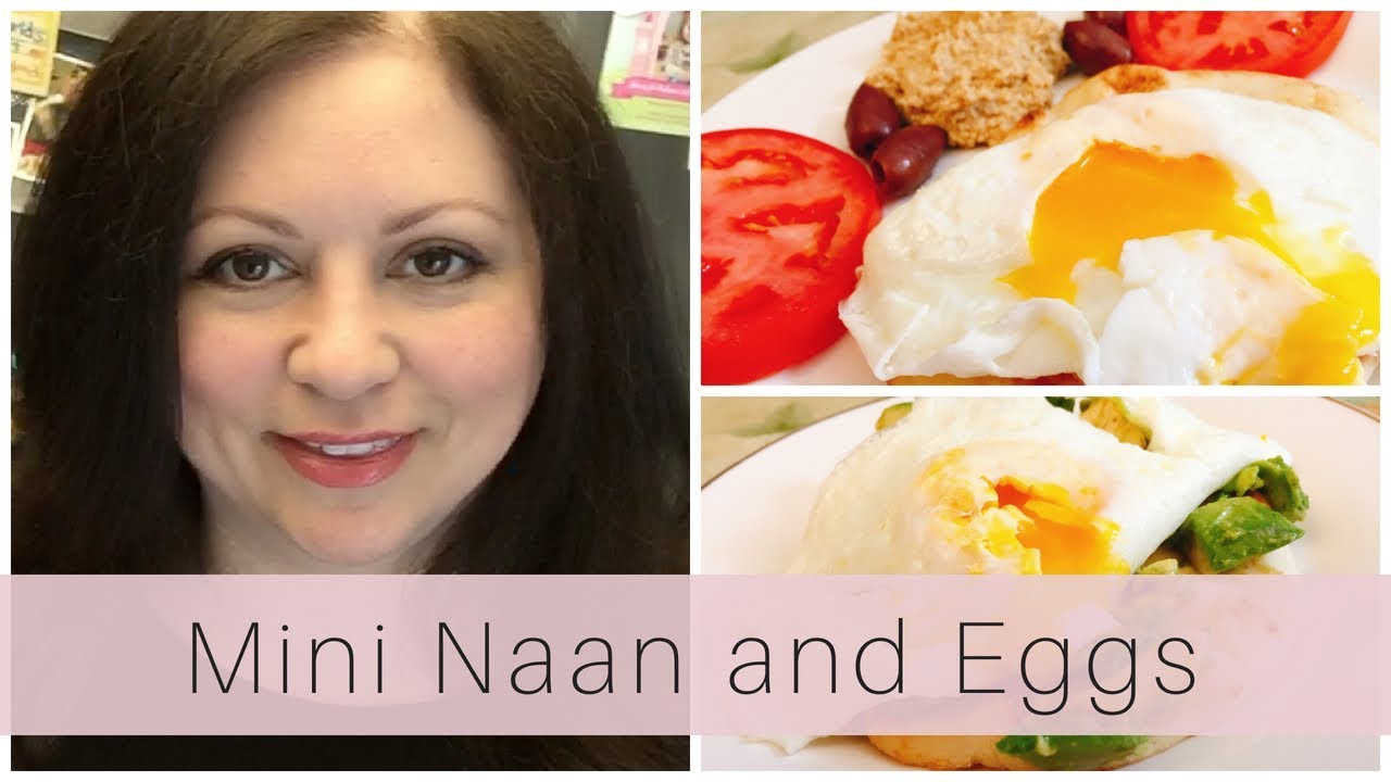 Mini Naan with Eggs - Mediterranean Breakfast Ideas