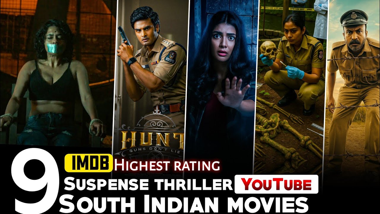 Top 9 South Indian Investigation Thriller Movies In Hindi 2025| Suspense Thriller Movies in Hindi