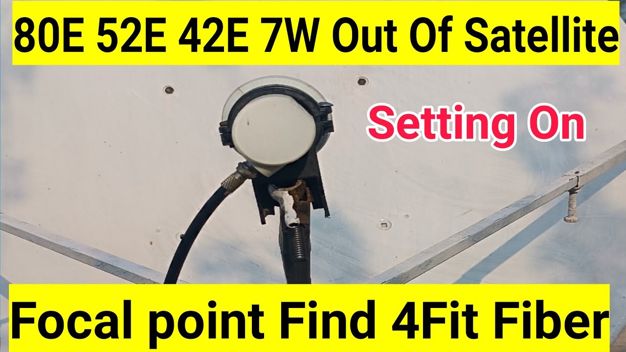80E, 52E, 42E, 7W, Satellite Ka 4Fit Fiber Dish Ka Focal point Find out off Satellite Receive On