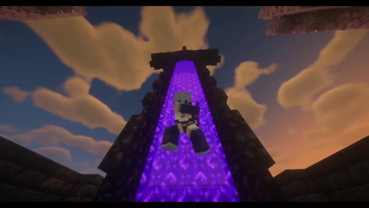 [Minecraft]Blade in hand,heaven bends.