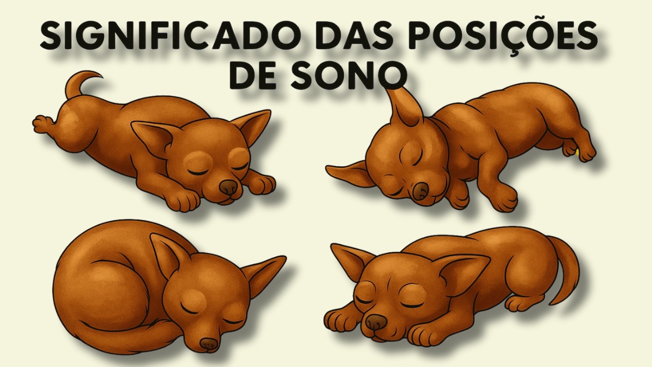 6 Posições de Sono dos Cães e o Que Elas Revelam Sobre o Amor por Você