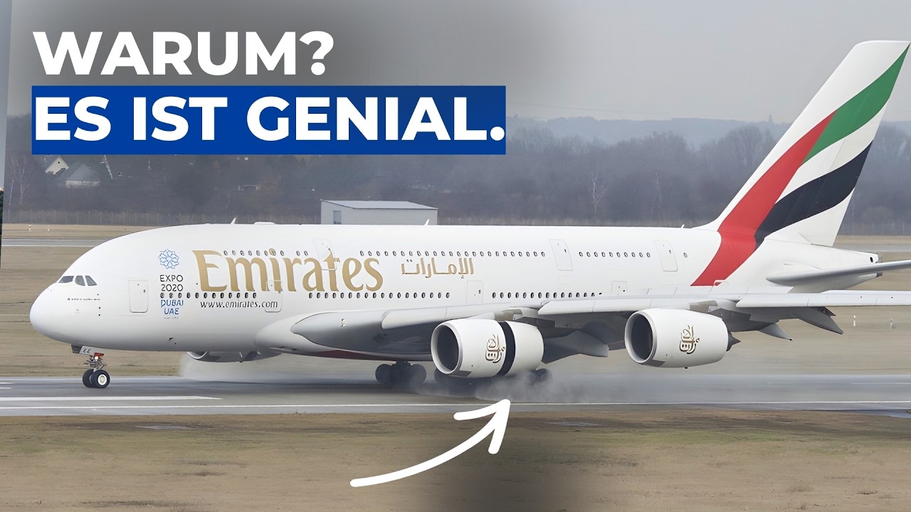 Warum Der Airbus A380 Nur 2 Triebwerke Für Den Umkehrschub Nutzt