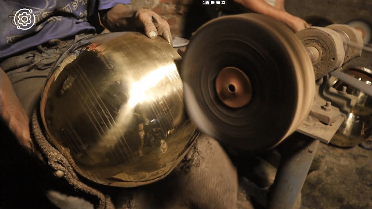 Amazing Brass Instruments Production Process | How To Manufacture Tabla | Metal Making