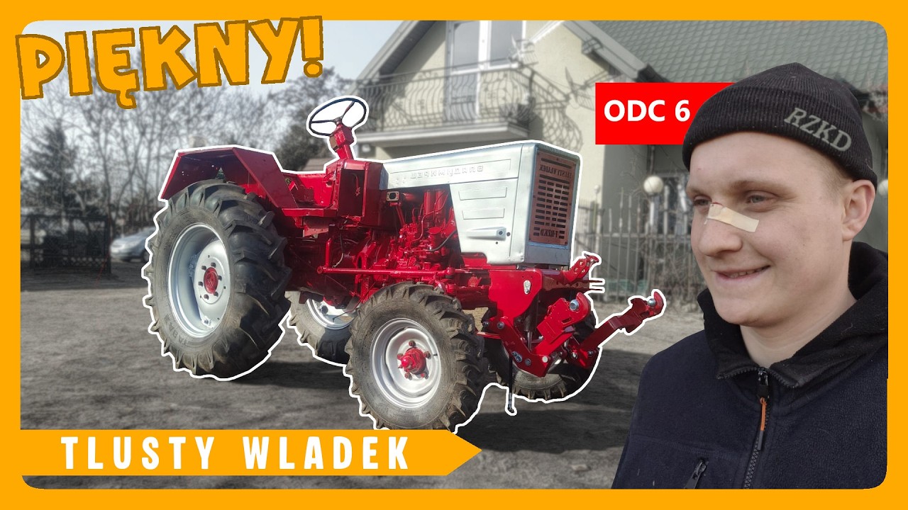 Władimirec Silver - ciągnik pomalowany! TŁUSTY WŁADEK