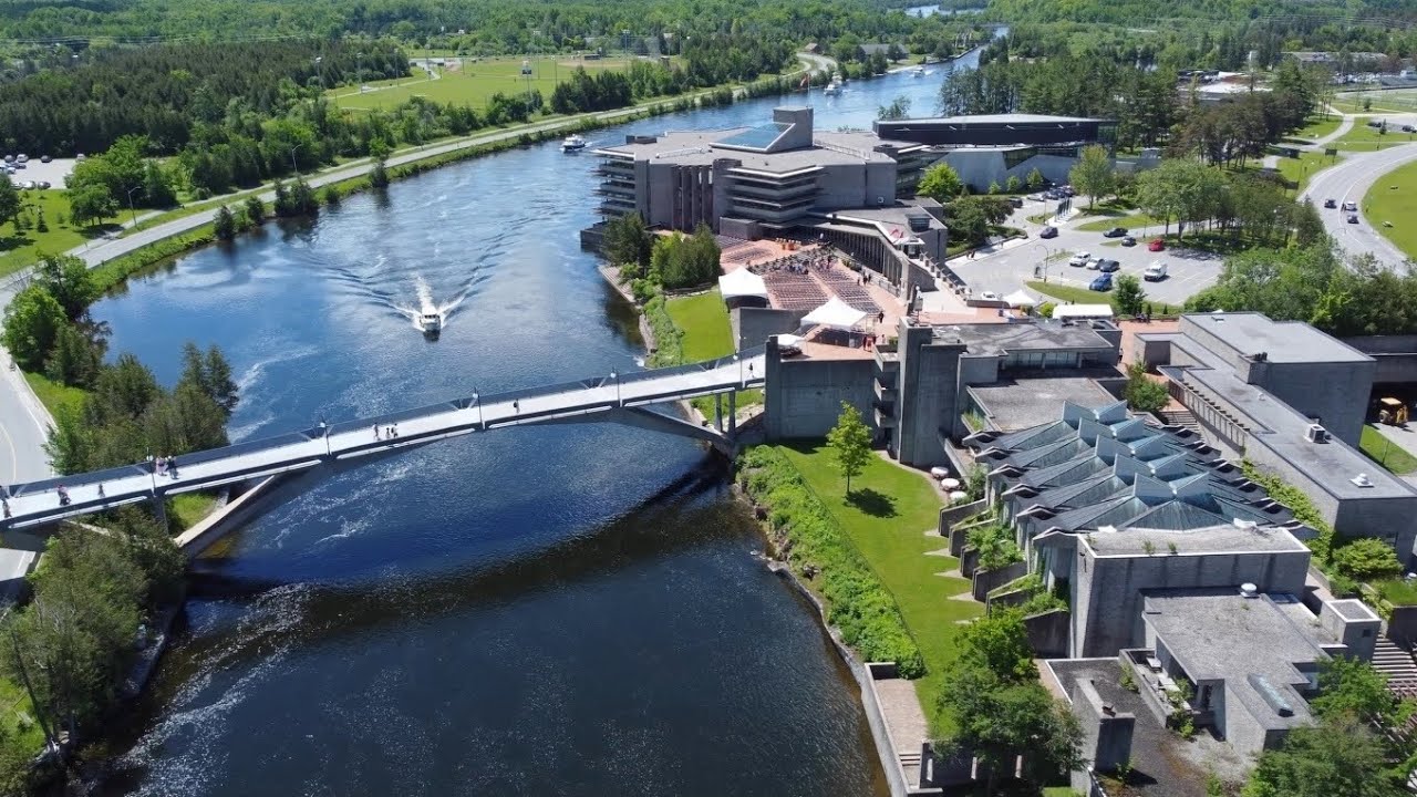 TRENT University Peterborough Ontario Canada Beautiful University in Nature