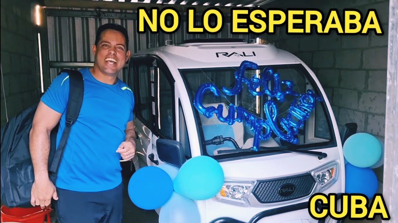 No me esperaba esto en mi cumpleaños en Cuba.