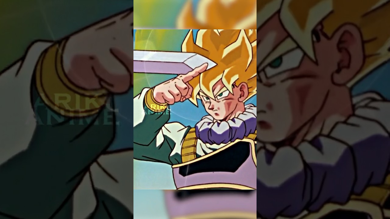 Goku Blocks Trunks' Sword🔥 (dbz edit) #dbzedit #dbedit #dbzedits