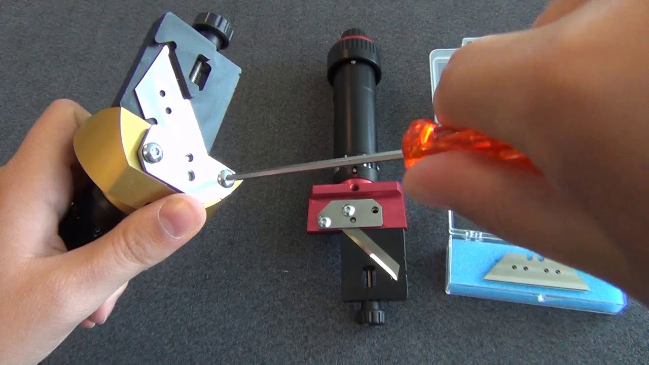 Summa F Series Tutorial: How to replace a V-Cut knife