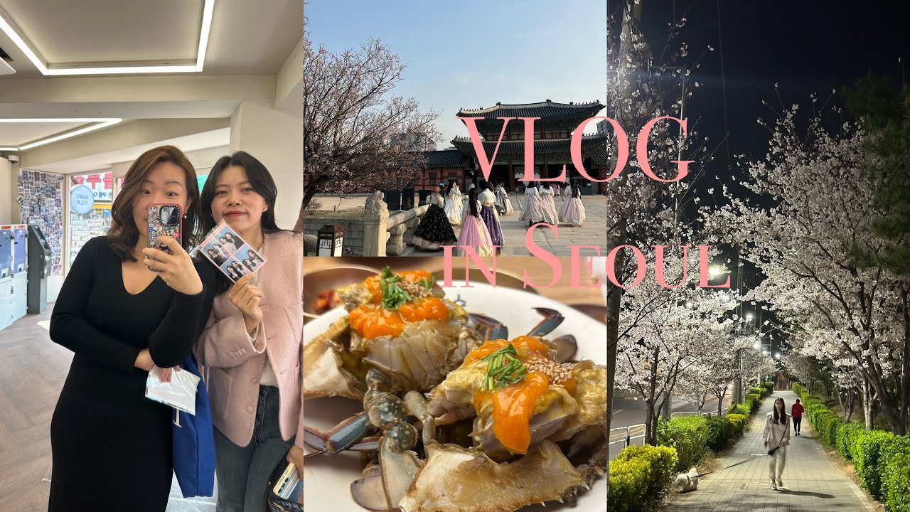 Ep.21 Trip to South Korea Part 2 |Sakura season in Seoul |Unbox POP MART Blind box|Best Friends
