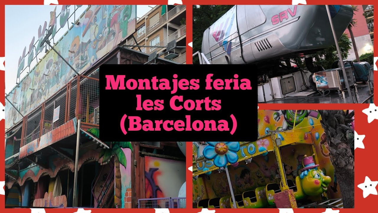 Montajes feria barrio de les Corts (Barcelona)