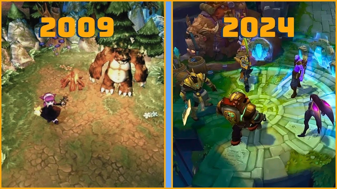 Эволюция League of Legends | 2009 - 2024