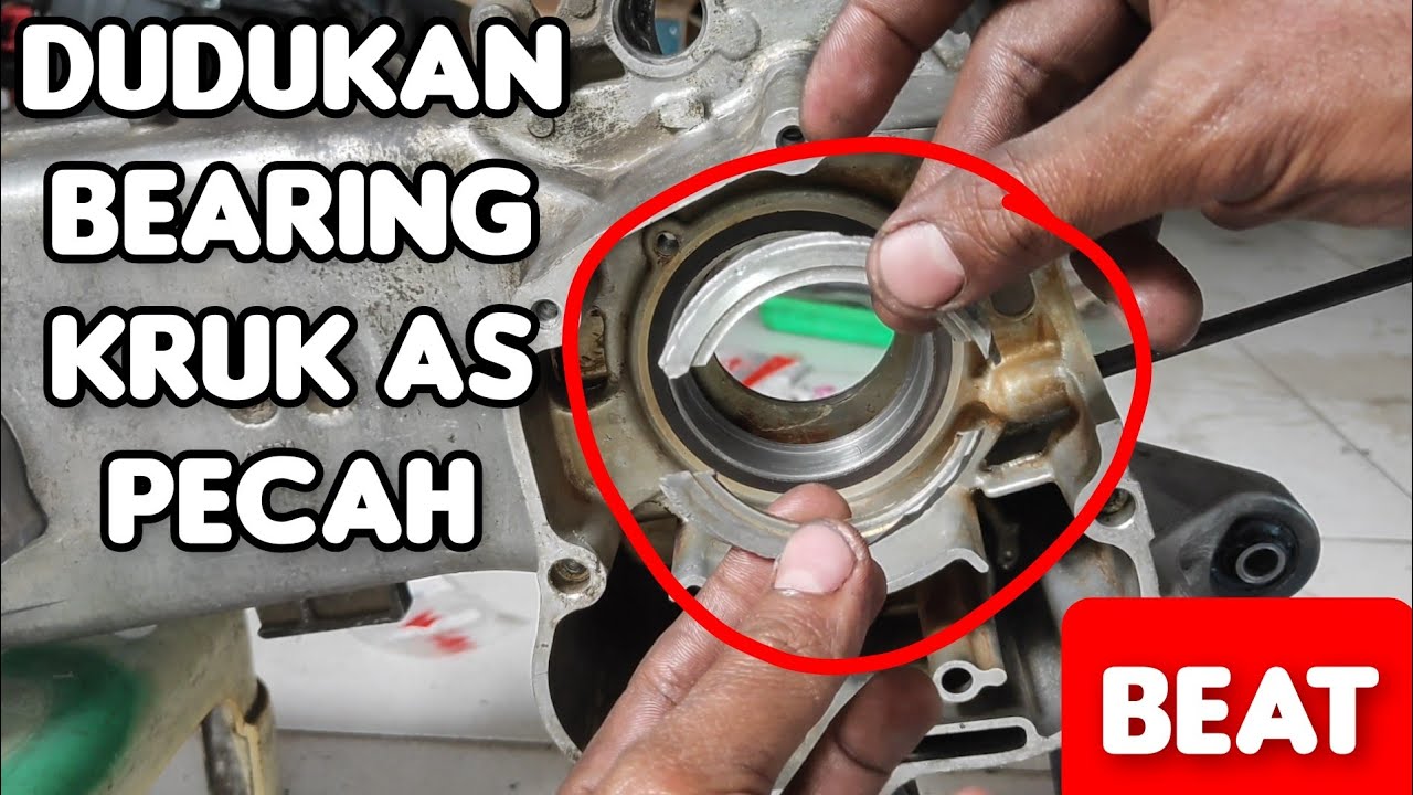 Lanjutan beat fi, mengatasi kruk as geol, rumah bearing patah, oli bocor terus