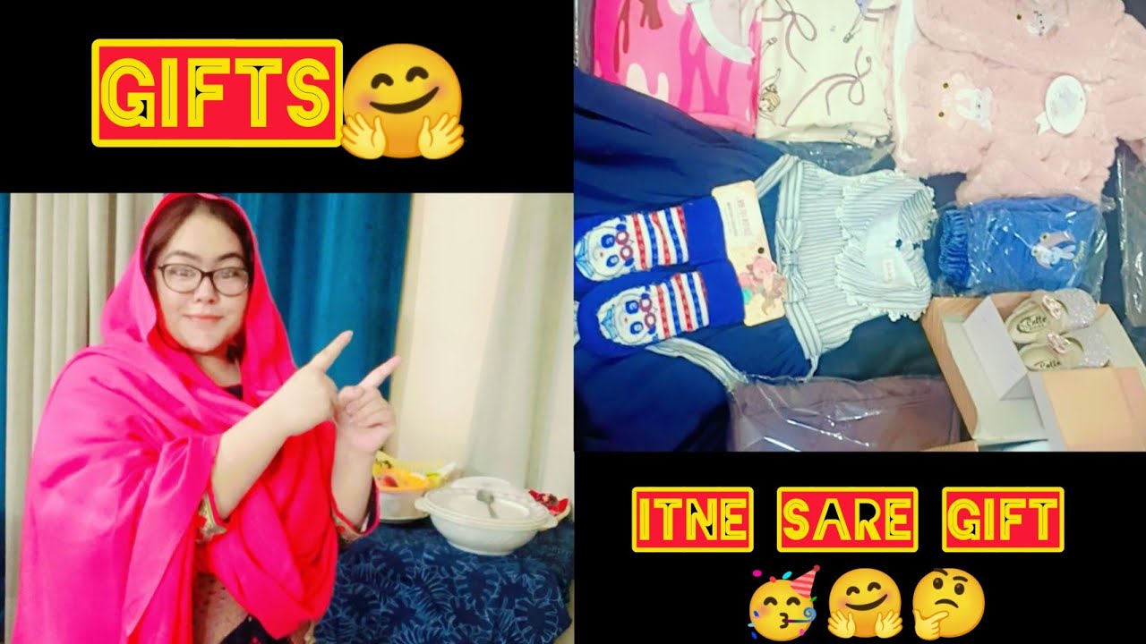 Hoorain ko Mile itne sare gift 🤗🥳(gift ko unbox Kiya #Rabia Tayyab family vlog)