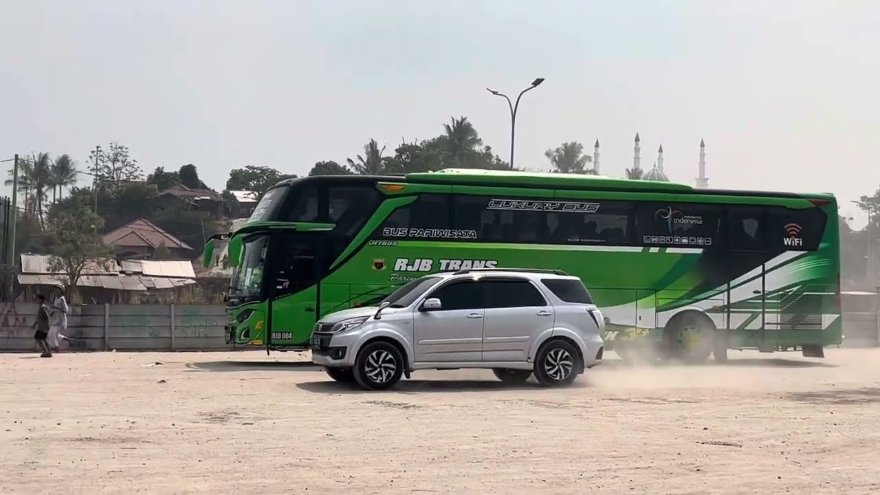 Basuri telolet RJB Trans #buspariwisata #wisata #visitbanten #basuri #telolet #rjbtrans