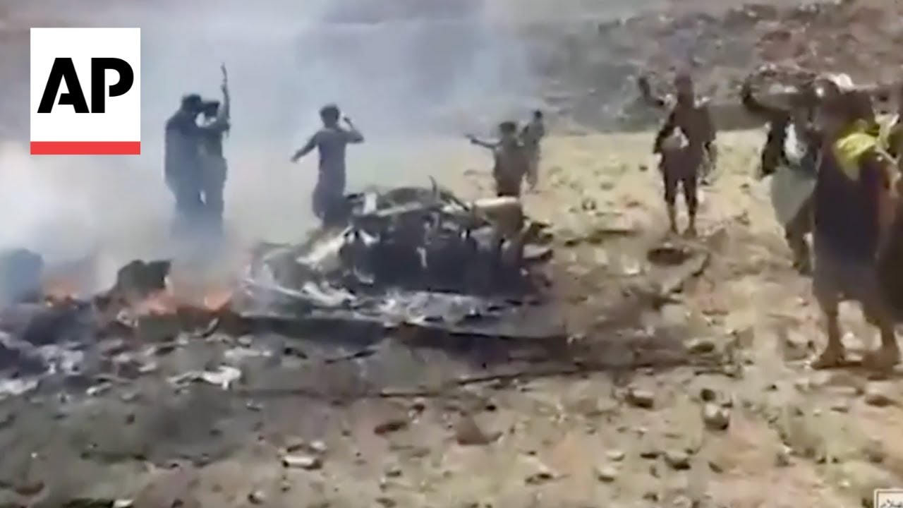 Yemen's Houthi rebels claim video shows debris of an American drone