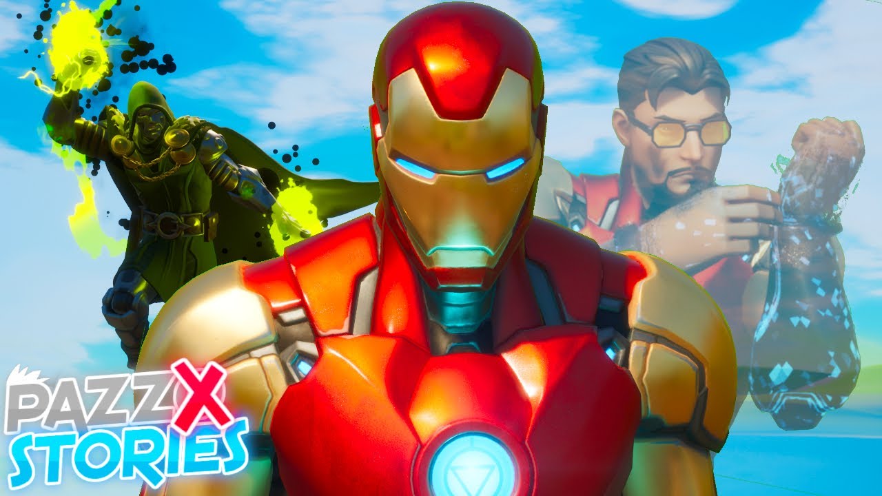 LE VERE ORIGINI DI IRON MAN SU FORTNITE 🎬 FILM 🎬 Fortnite Stories Pazzox