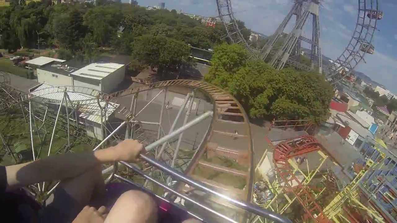 Pinfari FC80 Super 8er Bahn Prater Wien Vienna 2013 POV Onride