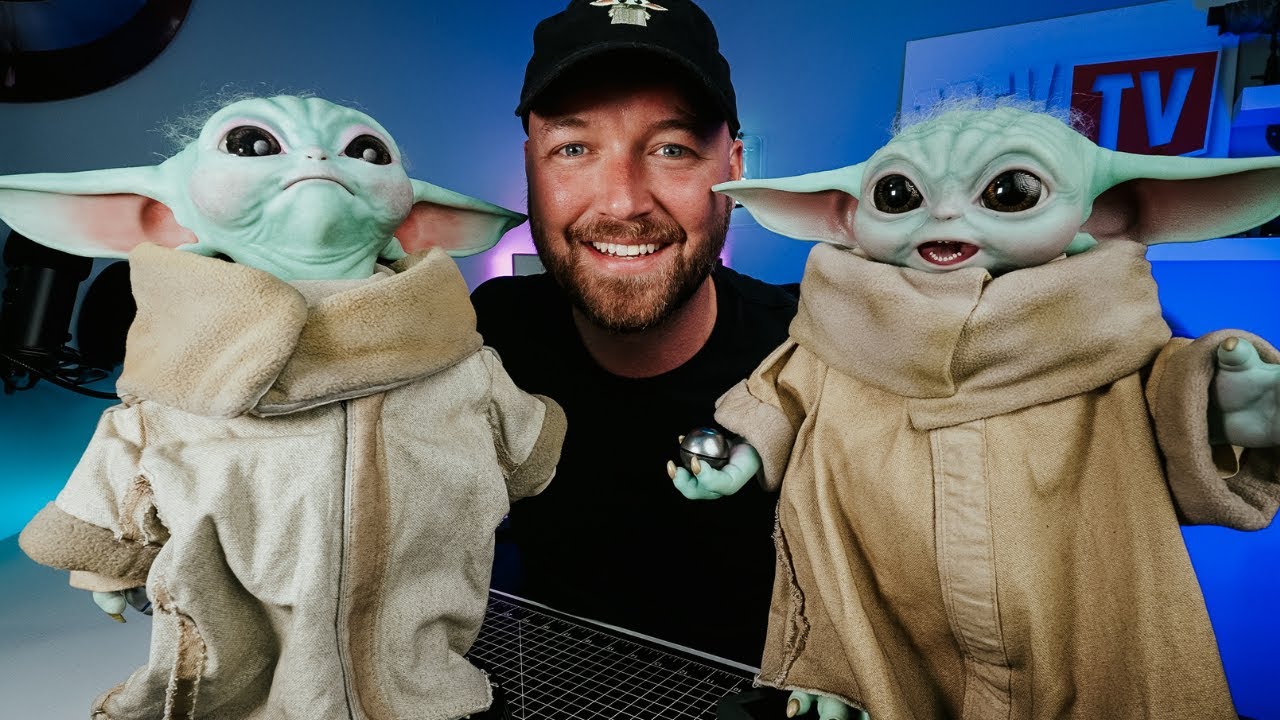 Best Baby Yoda On The Market?!  Hot Toys 1:1 Baby Yoda/Grogu Unboxing, Review & Comparison