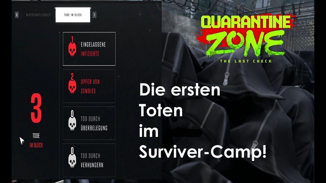 Die ersten Toten im Survival Block!  Tag 9 & 10 | Quarantine Zone #04
