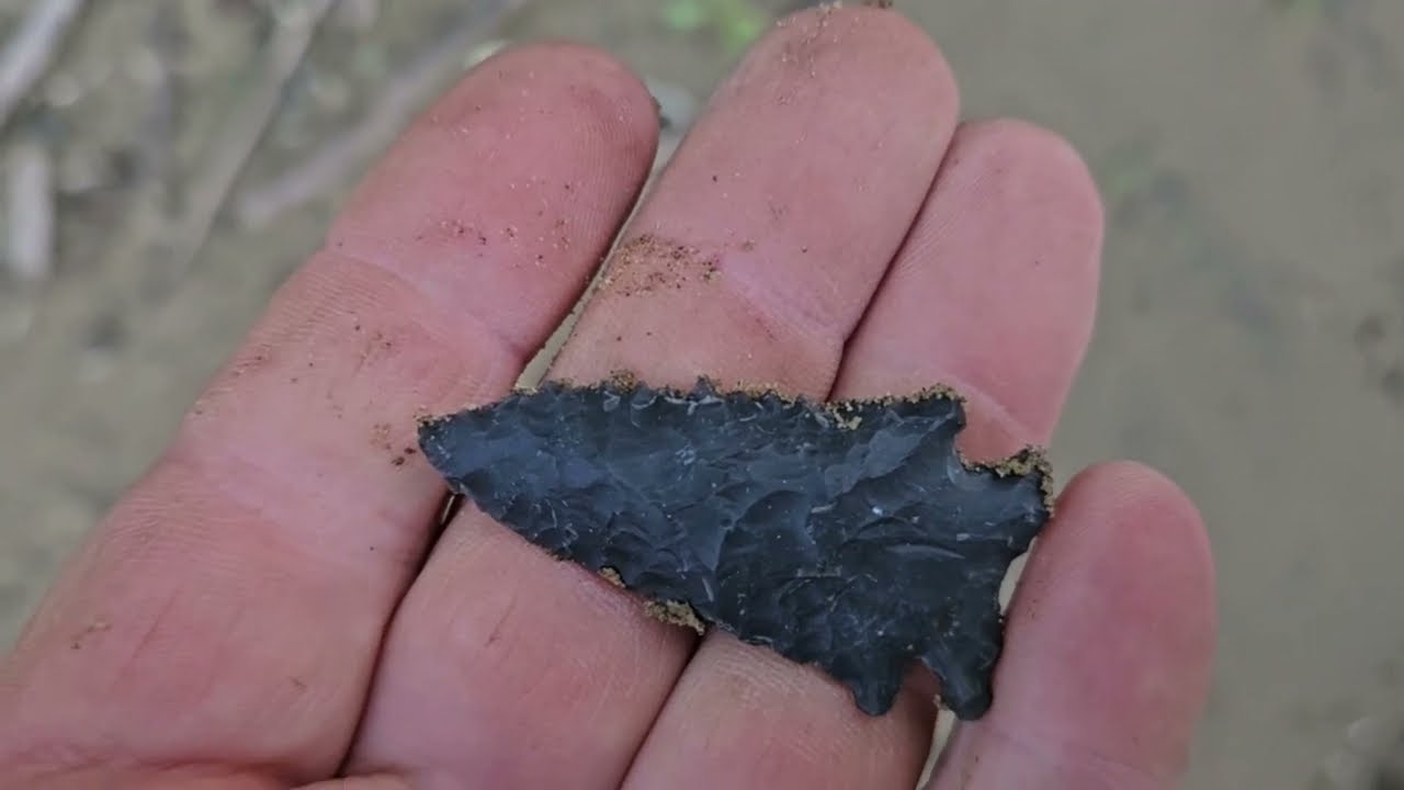 Join me hunting arrowheads along the river.