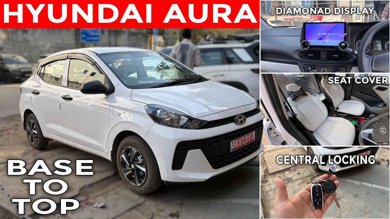 BASE TO TOP✅ HYUNDAI AURA BASE MODEL MODIFICATION✅ AURA MODIFIED✅ AURA S MODIFIED✅