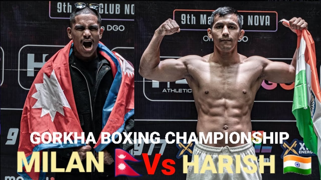 GORKHA BOXING CHAMPIONSHIP | NEPAL VS INDIA BOXING FIGHT VIDEO | MILAN VS HARISH FULL FIGHT 
