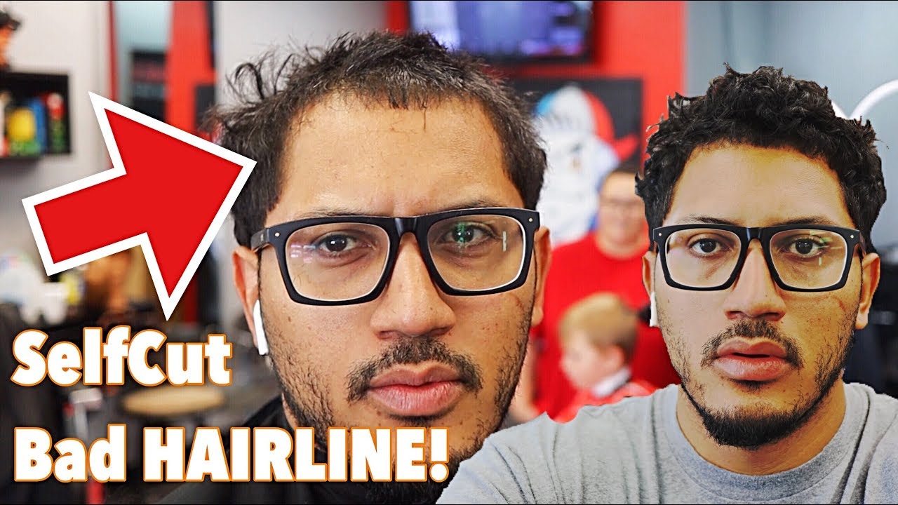 Cutting My Own Hair & Facing My Receding Hairline! Tutorial