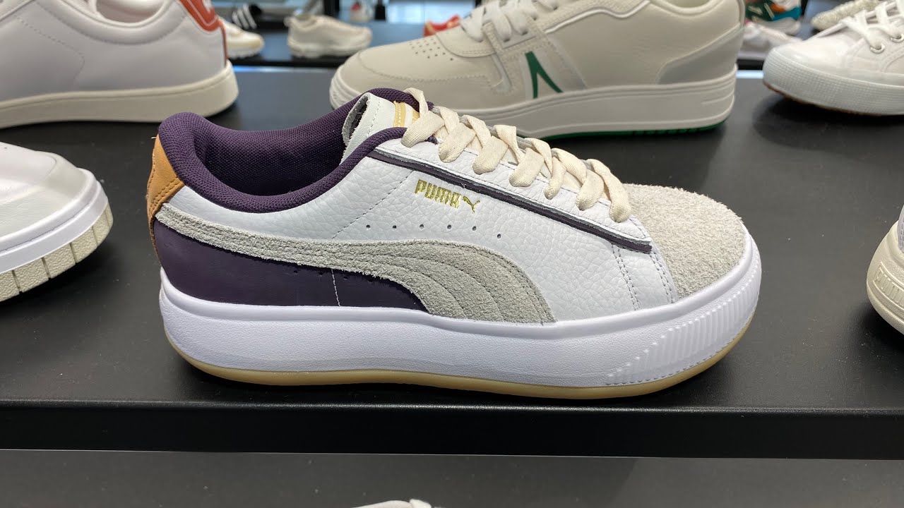 Puma Suede Mayu SC (White/ Gum/ Sweet Grape)
