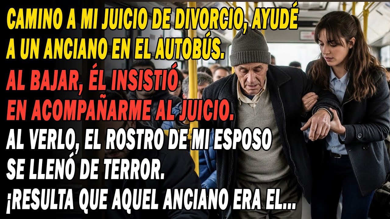 Ayudé A Un Anciano En El Autobús🚌👴, ¡Y Resultó Ser El Dueño👑 Del Bufete De Mi Marido! Mi Esposo...😨