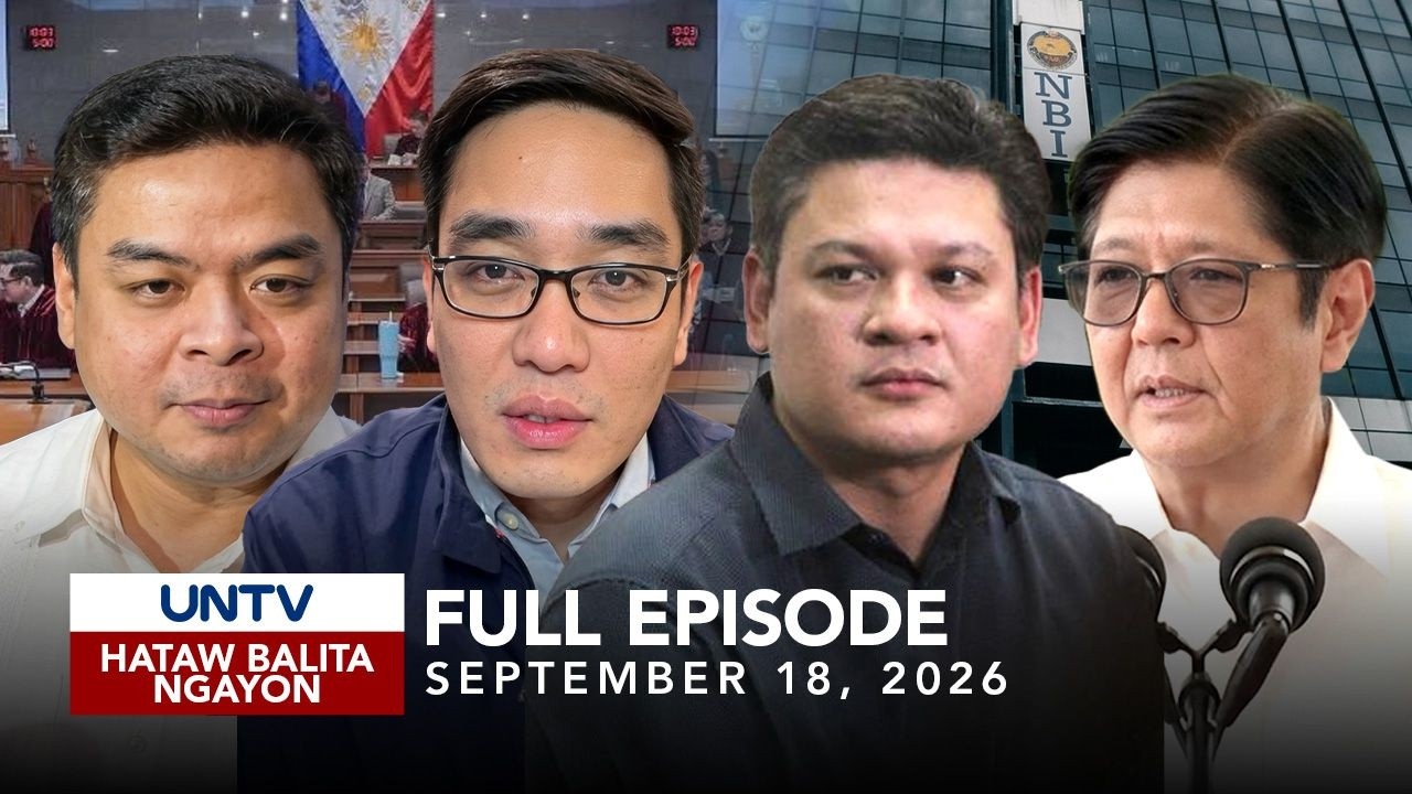 UNTV: Hataw Balita Ngayon | September 18, 2026