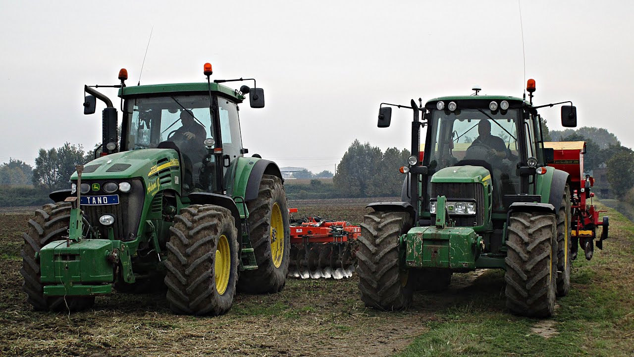 John Deere 7720 e 6430 - Semina orzo 2015 - Adami G.